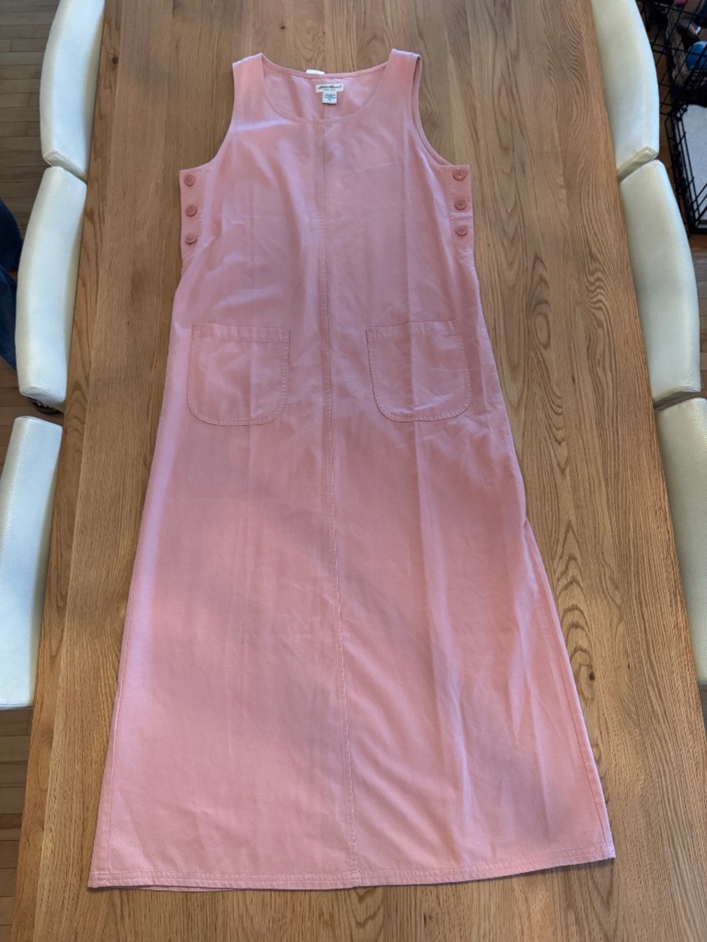 Eddie Bauer Vintage Maxi Prairie Dress Pockets